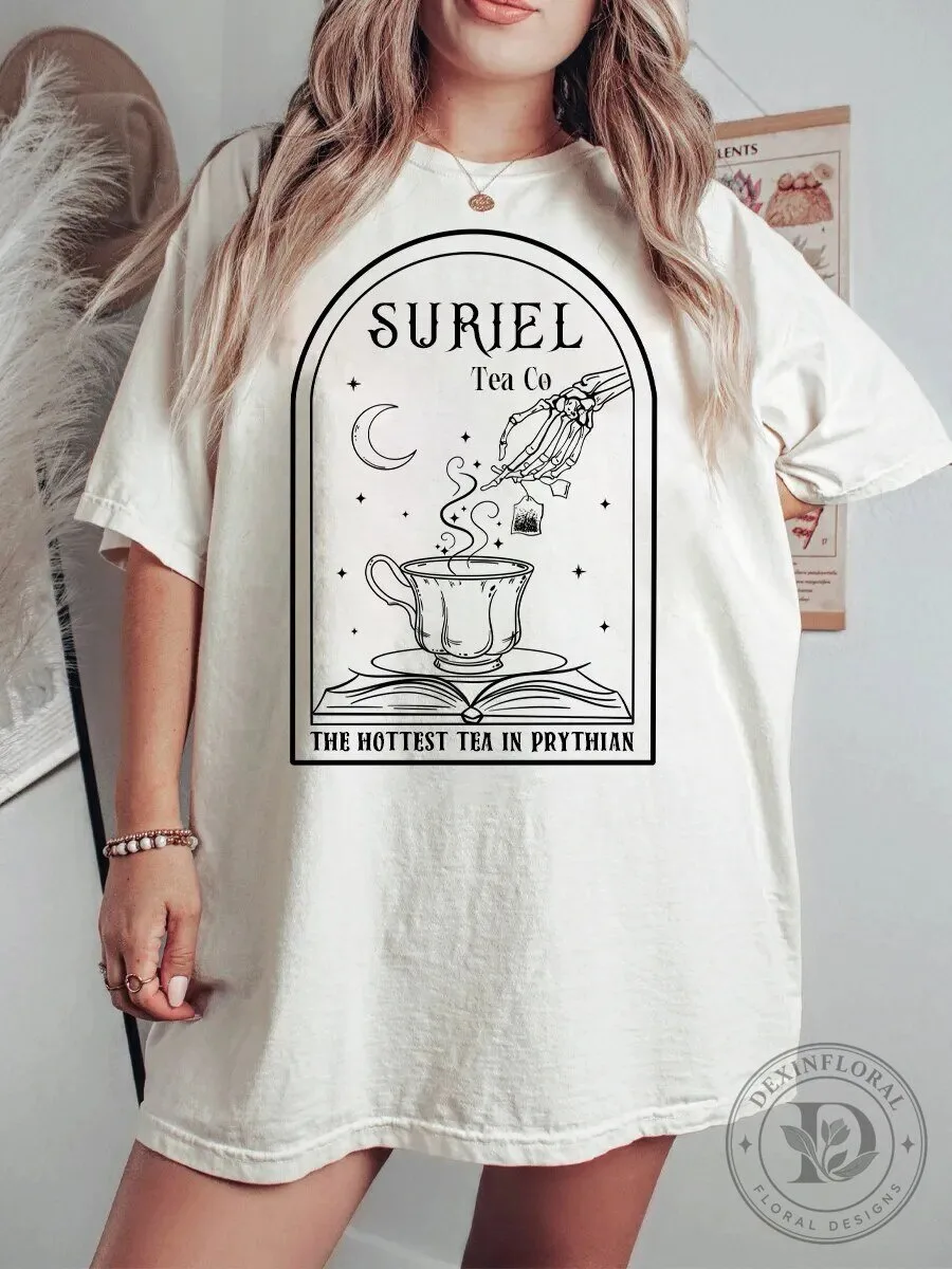 Suriel Tea Company The Hottest Tea In Prythian Bookish T-Shirt